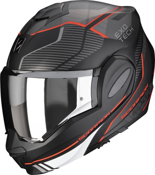 SCORPION KASK SZCZĘKOWY EXO-TECH ANIMO MAT BLACK/RED KOLOR CZARNY/CZERWONY ROZMIAR XL