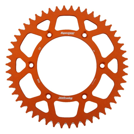 SUPERSPROX ZĘBATKA TYLNA ALUMINIOWA 7075-T6 (ERGAL) 899 50 KTM SX/EXC (JTR897.50) KOLOR POMARAŃCZOWY