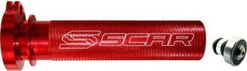 SCAR RACING ROLGAZ ALUMINIOWY Z ŁOŻYSKIEM HONDA CRF 250R '04-'24, CRF 450R '02-'24 KOLOR CZERWONY