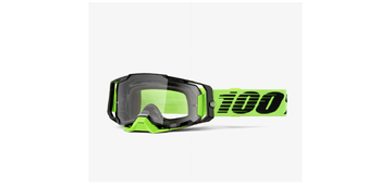 100 PROCENT GOGLE MODEL ARMEGA MODEL NEON YELLOW - CLEAR LENS - KOLOR ŻÓŁTY FLUO/CZARNY SZYBKA PRZEŹROCZYSTA