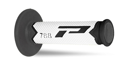 PROGRIP MANETKI PG788 OFF ROAD (22+25MM, DŁ.115MM) KOLOR CZARNY/ BIAŁY/ TYTANOWY (TRÓJSKŁADNIKOWE) (PG788/19) (788-219)