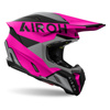 AIROH KASK CROSS / ENDURO / ATV / QUAD TWIST 3 KING PINK KOLOR CZARNY/SZARY/RÓŻOWY MAT ROZMIAR M