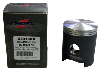 VERTEX TŁOK GILERA 125 (SP01, SP02) (55,965MM) (PIERŚCIENIE 53010005600 X 2 SZT)