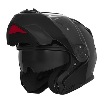 NOX KASK SZCZĘKOWY (FLIP-UP) Z BLENDĄ N966 KOLOR CZARNY POŁYSK ROZMIAR L