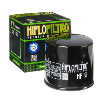 HIFLO FILTR OLEJU HF 191 TRIUMPH BONNEVILLE 800 '01-'04, DAYTONA 955 '99-'04, SPEED TRIPLE / SPRINT 955 '01-'04, TIGER 955 '01-'04, BENELLI BN 302 '15-'20, TRK 502 '17-'23, LEONCIO 500 '16-'23, BN 600 '14-'16 (OEM: T1210200; 260146090010) (50)