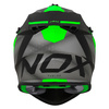 NOX KASK CROSS / OFFROAD N633 FUSION KOLOR CZARNY MAT/ZIELONY ROZMIAR XL (ZAPIĘCIE MIKROMETRYCZNE)