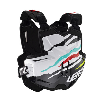 LEATT OSŁONA KLATKI PIERSIOWEJ (BUZER) CHEST PROTECTOR 1.5 TORQUE TIGER KOLOR BIAŁY/CZARNY