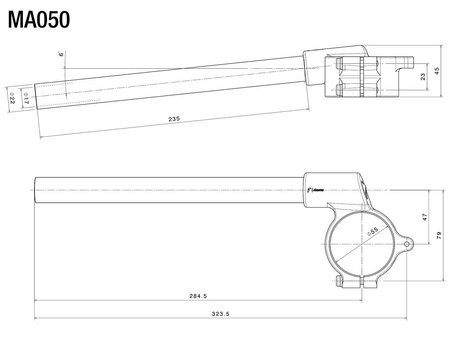 Kierownica Clip-on