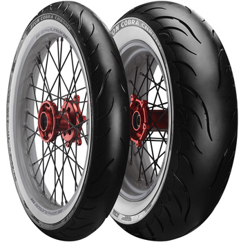 AVON OPONA 180/70R16 COBRA CHROME WSW 77V TL TYŁ BIAŁY BOK DOT 46/2023 (4120115)