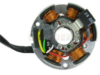 DUCATI ENERGIA STATOR UZWOJENIE ALTERNATORA ISKROWNIK APRILIA RX/RS 50 '93-'07 ,YAMAHA DT 50R ,DT 50X , MALAGUTTI XTM 50, MINARELLI AM 3,4,5,6