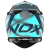 NOX KASK CROSS / OFFROAD N633 FUSION KOLOR SZARY/NIEBIESKI ROZMIAR M (ZAPIĘCIE MIKROMETRYCZNE)