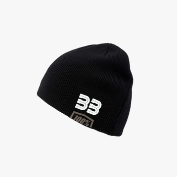 100 PROCENT CZAPKA ZIMOWA MODEL BB33 SKULLY BEANIE BLACK KOLOR CZARNY