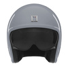 NOX PREMIUM KASK OTWARTY JET NEXT SOLID KOLOR SZARY POŁYSK ROZMIAR XL (CIEMNA BLENDA)