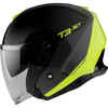 MT WYPRZEDAŻ KASK OTWARTY JET Z BLENDĄ THUNDER 3 SV JET XPERT C3 GLOSS FLUOR YELLOW KOLOR CZARNY/ŻÓŁTY FLUO ROZMIAR M