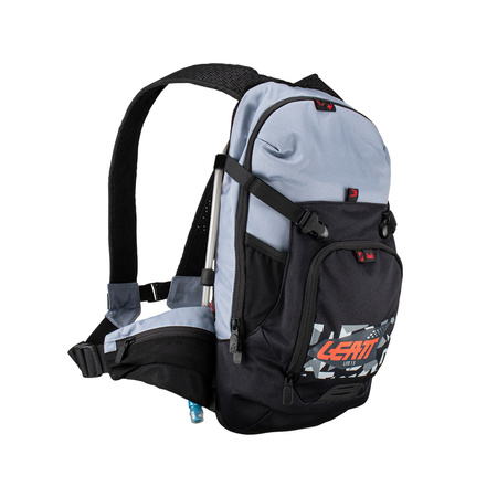 LEATT CAMEL BAG (PLECAK) Z SYSTEMEM HYDRACYJNYM MOTO LITE 1.5 HYDRATION (1,5L PŁYN, 10L CARGO) TITANIUM KOLOR SZARY/CZARNY ROZMIAR XS-XXL