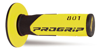 PROGRIP MANETKI PG801 OFF ROAD (22+25MM, DŁ.115MM) KOLOR CZARNY/ŻÓŁTY (DWUSKŁADNIKOWE) (801-142) (PG801/2)