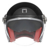 NOX PREMIUM KASK OTWARTY JET HERITAGE SOLID KOLOR CZARNY POŁYSK ROZMIAR L