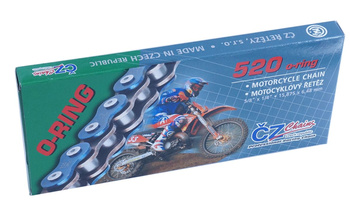 CZ ŁAŃCUCH NAPĘDOWY 520 RDO (104 OGNIW) O-RING DO 450 CCM (33,8 KN) (Z OTWORAMI WYRZUCAJĄCYMI BŁOTO) + ZAKUWKA