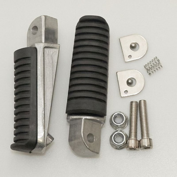 BIKETEC PARTS ZESTAW PODNÓŻKÓW (PODNÓŻKI) PASAŻERA KOMPLETNY Z MOCOWANIAMI YAMAHA FJR 1300 '01-19, FZ1 '06-15, FZ6 '04-15, XJ6 '09-16, XJR 1200/1300 '94-18, (ZAMIENNIK ORYGINAŁU)