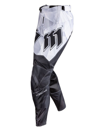 WYPRZEDAŻ 111 RACING SPODNIE MOTO 111.1 - RAZOR BLACK KOLOR CZARNY/BIAŁY ROZMIAR 32