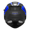 NOX KASK INTEGRALNY (FULL FACE) Z BLENDĄ N304S CARVER KOLOR CZARNY/NIEBIESKI MAT ROZMIAR M