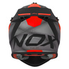 NOX KASK CROSS / OFFROAD N633 FUSION KOLOR CZARNY MAT/CZERWONY ROZMIAR XL (ZAPIĘCIE MIKROMETRYCZNE)