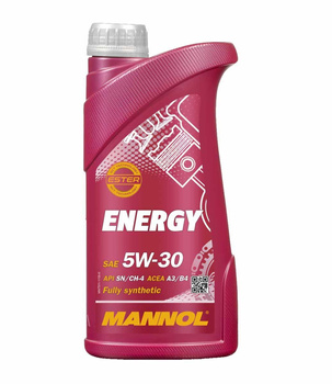 MANNOL OLEJ SILNIKOWY SAMOCHODOWY 5W30 ENERGY 1 LITR (7511) (SYNTETYCZNY)