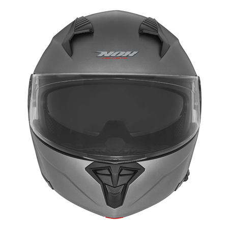 NOX KASK SZCZĘKOWY (FLIP-UP) Z BLENDĄ N968 KOLOR TYTANOWY MAT ROZMIAR XXL