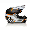 6D HELMETS KASK CROSS/ENDURO MODEL ATR-2 PHASE WHITE/ORANGE KOLOR CZARNY/SZARY/POMARAŃCZOWY/BIAŁY ROZMIAR L ( 58 - 59 CM )